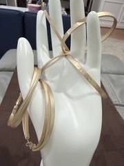 Vintage Gold Tone Large Hoop Earrings MultiPack – Lot of 3 Pairs