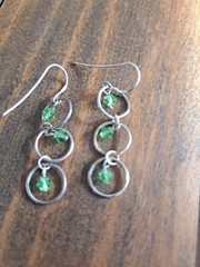 Vintage Sterling 925 Silver Vintage Southwest Estate Dangle Earrings 2.46g