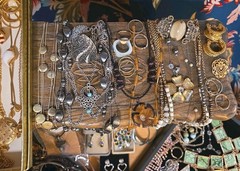 Huge Jewelry Lot Vintage to Modern All Wearable 100+ Pieces Avon, Monet, 925