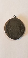 Antique Pendant Spain Man Ruler Or Warrior Or Religious Man Hand Made