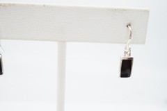 Vintage Sterling Silver 925 Black Onyx Earrings