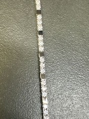 Sterling Silver 925 Cz Stone Tennis Bracelet Marked Korea Docz Jjj Z92