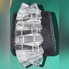 Vintage Clear Lucite Stretchable Women Bracelet