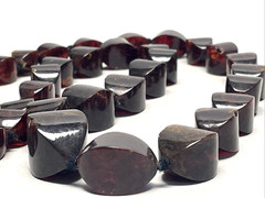 Vintage Natural Baltic Amber Necklace Rich Cognac Freeform Beads 30″ 75.73g