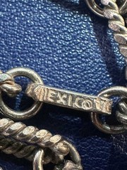 1980s Vintage Taxco Mexico 24″ Sterling Silver Chain 35.26 Grams