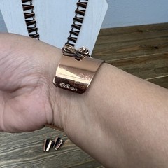 Vintage Signed Renoir RETRO Set: Peter Pan Choker, Bracelet, & Earrings