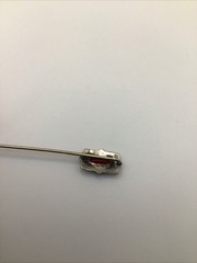 Antique Art Deco Stick Pin Red Stone 2.5”