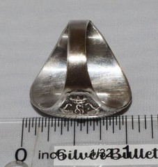 Vintage Siam Sterling Niello Large Dancing Goddess Ring Size 10 1/4