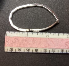 Vintage Speidel ID Bracelet Jewelry Silver Hearts