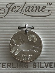 Jezlaine Sterling Cat Charm New With Tags