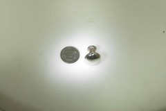 14MM DELUZE VINTAGE HEAVY SOLIDCORE 925 SILVER HAWAIIAN POI POUNDER PENDANT ~11g
