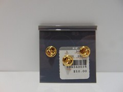 Casual Corner Scatter Pins 3 Art Deco Women Gold Tone With Rhinestones