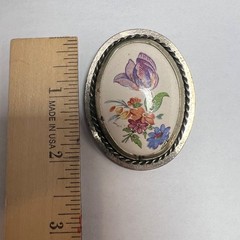 Vintage Women’s Brooch, Soviet Brooch, Made in USSR, Vintage Jewelry Signed