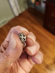 Vintage Sterling Silver Multistone Pendant
