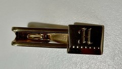 MCM Hickok USA Monogram Initial H Cufflinks Tie Bar Clasp Lot Mixed Gold Silver