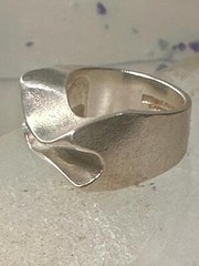Bjorn Weckstrom ring size 5.50 band sterling silver women circa 1970’s