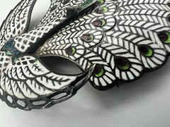 Vtg Siam Sterling Silver Peacock Brooch – Niello Enamel Thai Bird Pin – As Is –