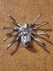 Alloy Purple Spider Rhinestones Brooch Pin Pendant