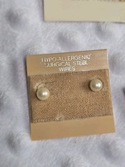 Vintage 80s 90s Earrings Lot 10 Pairs Pierced New Napier Claiborne 14K GF Pakula