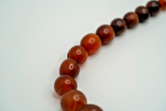 Vintage Graduated Amber Bead Necklace 17.75″ x 6mm-19mm JB29