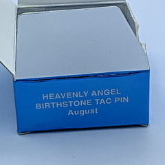 Avon 2008 August Birthstone Heavenly Angel Brooch IOB