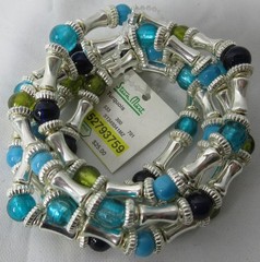 Cuff Bangle Bracelets Assorted Colors and Styles Lot of 4 MSRP $140.50 VTG READ