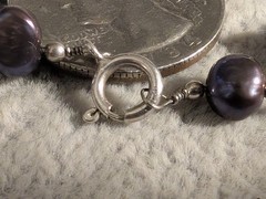 3 Beautiful Sterling And Rainbow Pearl Cultured Necklaces! 16 To 20 In Long! 925
