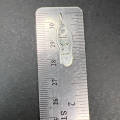Vintage 925 Sterling Silver 13.1 Miles Half Marathon 1.1” Pendant 3.2g