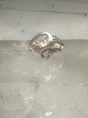 Black Hills Gold ring leaves band size 5.75 sterling silver women girls