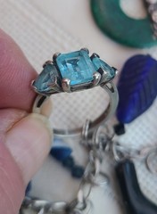 Vintage Sterling Silver Talisman Charm Necklace, Green Man, Buddhas, Rings &MORE