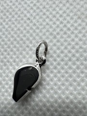 Sports Whistle Vintage Shiny JMF Sterling Silver 925 Bracelet Charm Pendant A2