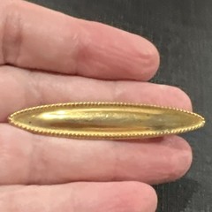 Vintage Miriam Haskell Brooch 2.25 In