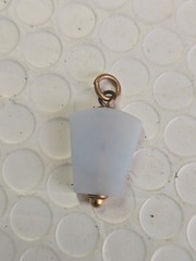 Antique Masonic Keystone Fob Charm Pendant
