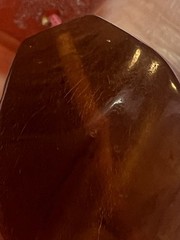 Great Vintage Cognac Natural Baltic Amber Carved Faceted Graduated Necklace
