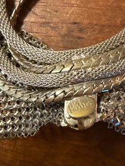 Hobe’ 4-strand bow tie vintage necklace