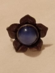 Sterling Floral Screwback Earrings