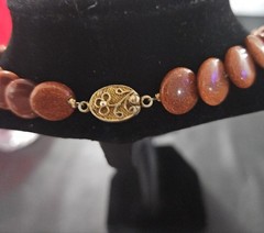 Elegant Goldstone Necklace