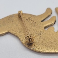 Leopard Brooch Gold Tone Metropolitan Museum of Art Replica Animal Pin Jewelry