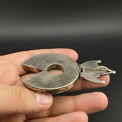 Old Ethnic Unique Horseshoe Design Tibetan Handmade Outstanding Beautful Pendant