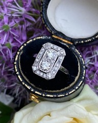 Vintage Ruby Engagement Ring Wedding Anniversary Ring Women