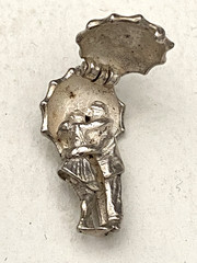 Vintage Sterling Silver MECHANICAL Charm England Choose