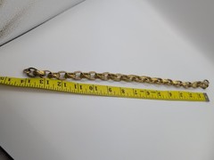 Vintage Erwin Pearl Chunky Gold Tone Statement Necklace – 116 Grams