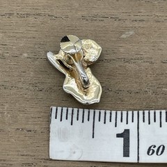 Vintage Unbranded Silver & Gold Toned Acorn Earrings With Screw-Back Closure