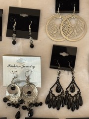 Vintage Costume Jewelry Lot of 25 Pairs of Earrings