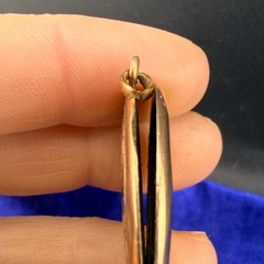 Vintage SKM Co. Gold Filled Locket Pendant Circle Engraved READ
