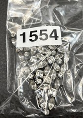 Vintage Art Deco Era Fabulous Old Clear Rhinestone Paste Brooch Pin Pendant