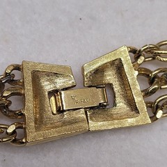 ALFRED PHILIPPE CROWN TRIFARI ROOT BEER 3 STRAND WATERFALL NECKLACE Set W/Extras