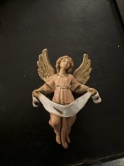Christmas Angel Brooch. Fontanini. Signed. 1990 Italy