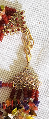 Vintage RJ Graziano Gemstone Semi Precious Multi Stand Multicolor Necklace
