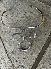 Anna Greta Eker Sterling Silver necklace Norway Norwegian vtg estate 1611